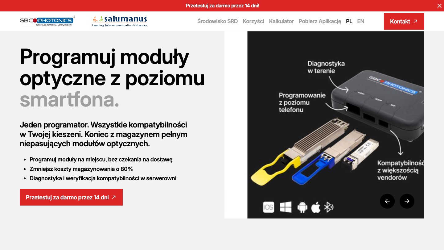 SRD 5 – programator modułów optycznych